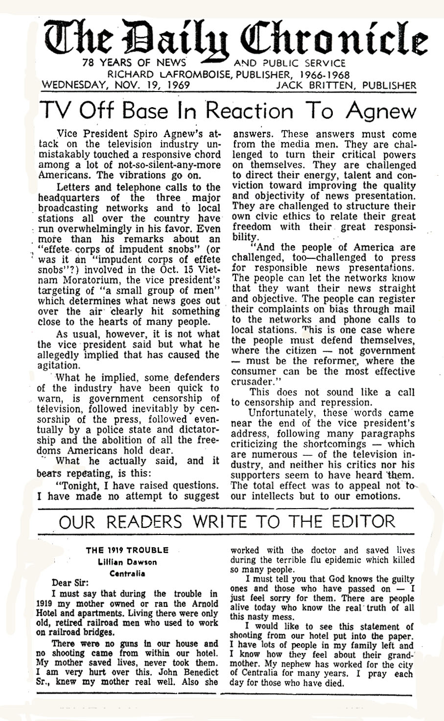 1919 Trouble (The)