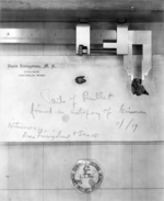 parts of bullet found in Grimm - Evidence Presented at the Trial