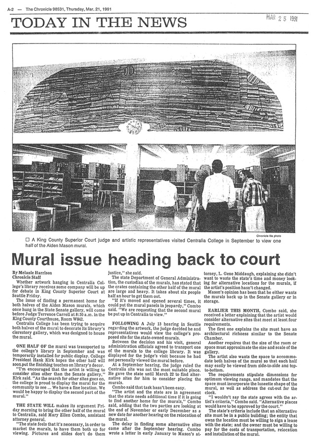 Mural issue heading back to court