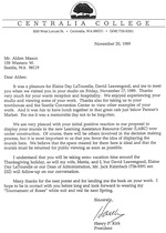 [Letter from Henry Kirk to Alden Mason]