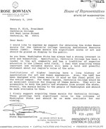 [Letter from Rose Bowman to Henry Kirk]