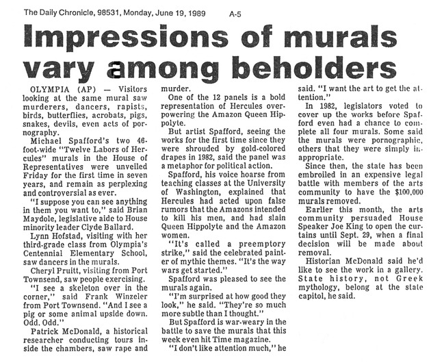Impressions of murals vary among beholders
