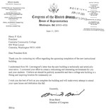 [Letter from Brian Baird to Henry Kirk]