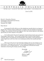 [Letter from Henry Kirk to David Nicandri]