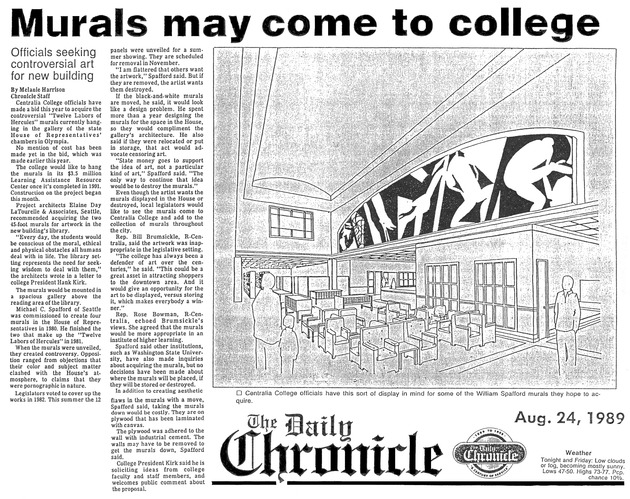 Murals may come to college