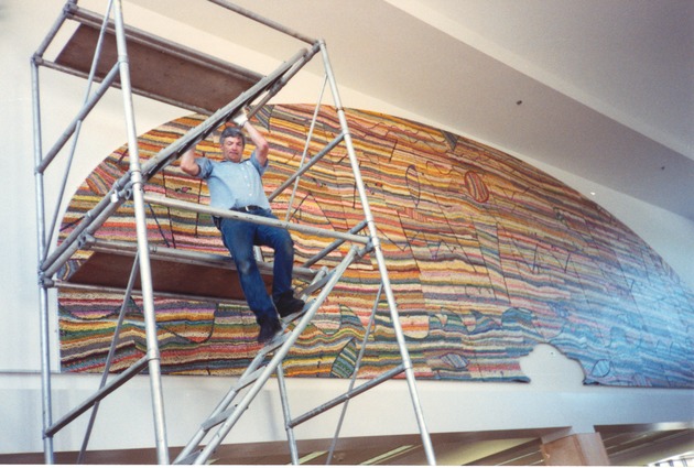[Mason mural, south wall, Kirk Library]