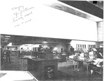 [Photo of library with north wall without mural]