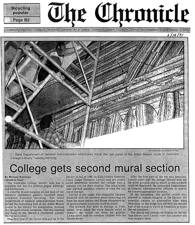 College gets second mural