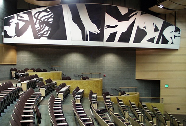 [Spafford murals, east wall, Corbet Theatre]