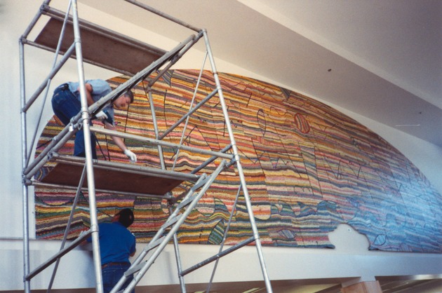 [Mason mural, south wall, Kirk Library]