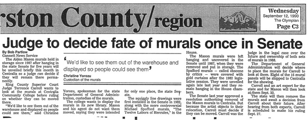 Judge to decide fate of murals once in Senate