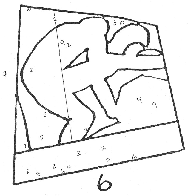 murals0156l - Diagrams, descriptions, and specifications for Spafford Mural panels