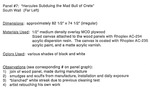 murals0156m - Diagrams, descriptions, and specifications for Spafford Mural panels