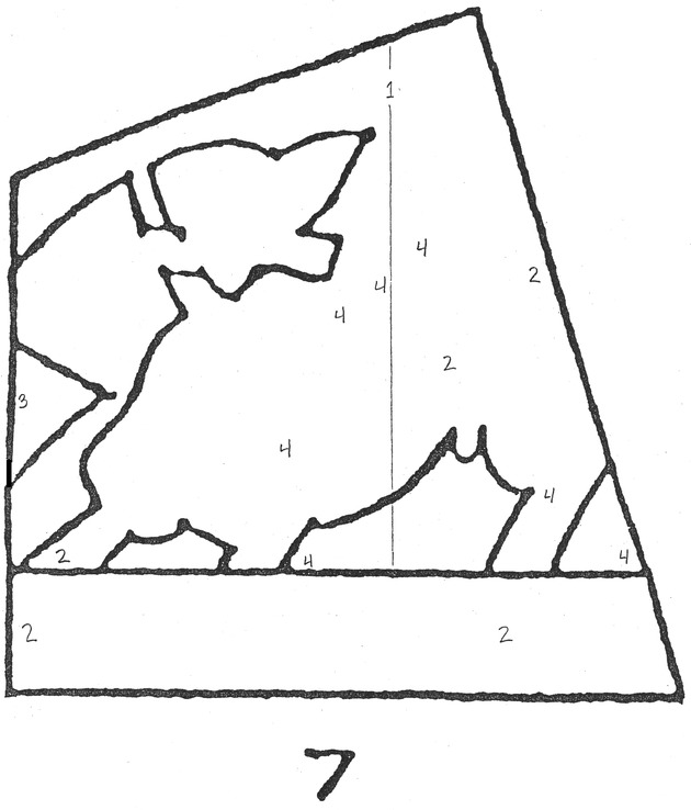 murals0156n - Diagrams, descriptions, and specifications for Spafford Mural panels