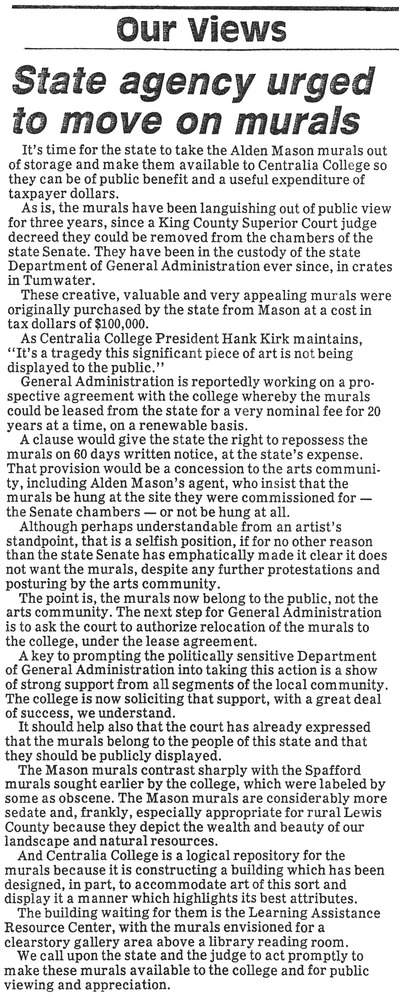 State agency urged to move on murals