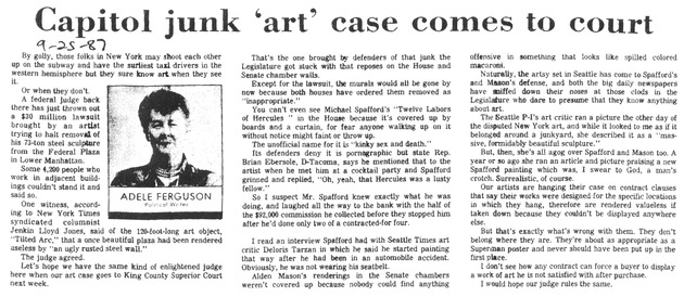 Capitol junk 'art' case comes to court