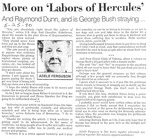 More on 'Labors of Hercules'