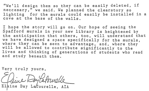 murals0117c - [Letter from Elaine Day LaTourelle to Henry Kirk]