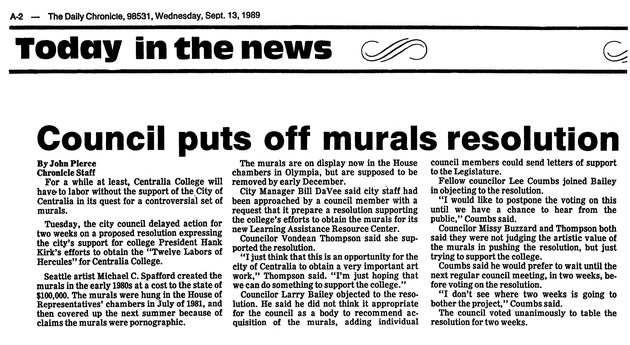 Council puts off murals resolution