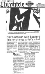 Kirk's session with Spafford fails to change artist's mind