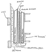 [Drawing of crate for Mason murals transport]