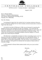 [Letter from Henry Kirk to G. (sic) Wendy Holden, GA]