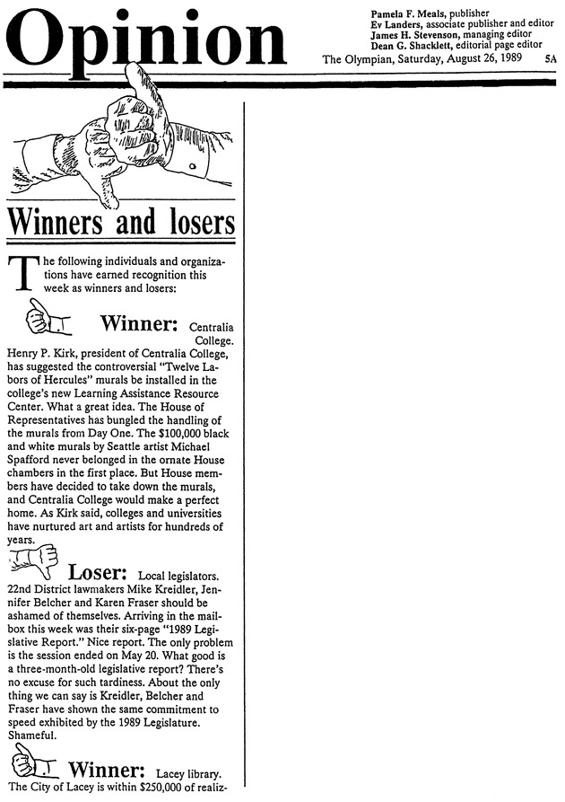 Winner: Centralia College