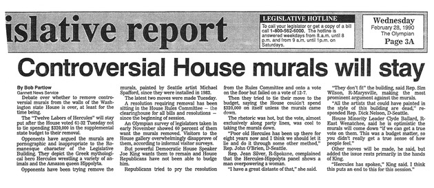 Controversial House murals will stay