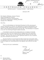 [Letter from Henry Kirk to Ronald J. McQueen, GA]