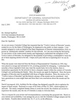 [Letter from Janet Thornbrue (GA) to Michael Spafford]