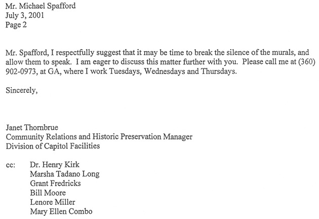 murals0107b - [Letter from Janet Thornbrue (GA) to Michael Spafford]
