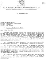 [Letter from Mary Ellen Combo to Judge Terrance (sic) Carroll]