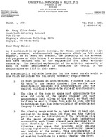 [Letter from L. Gene Middaugh to Mary Ellen Combo]