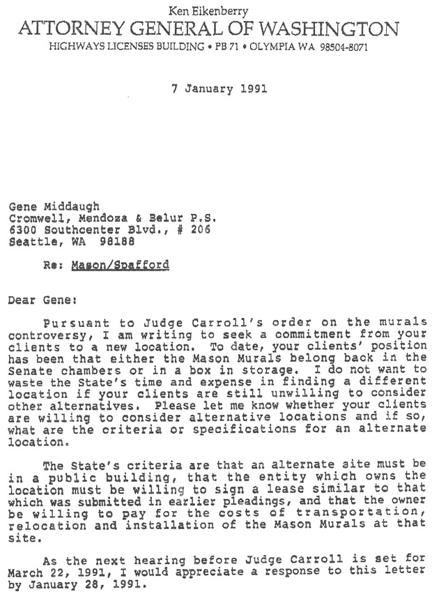 [Letter from Mary Ellen Combo to Gene Middaugh]