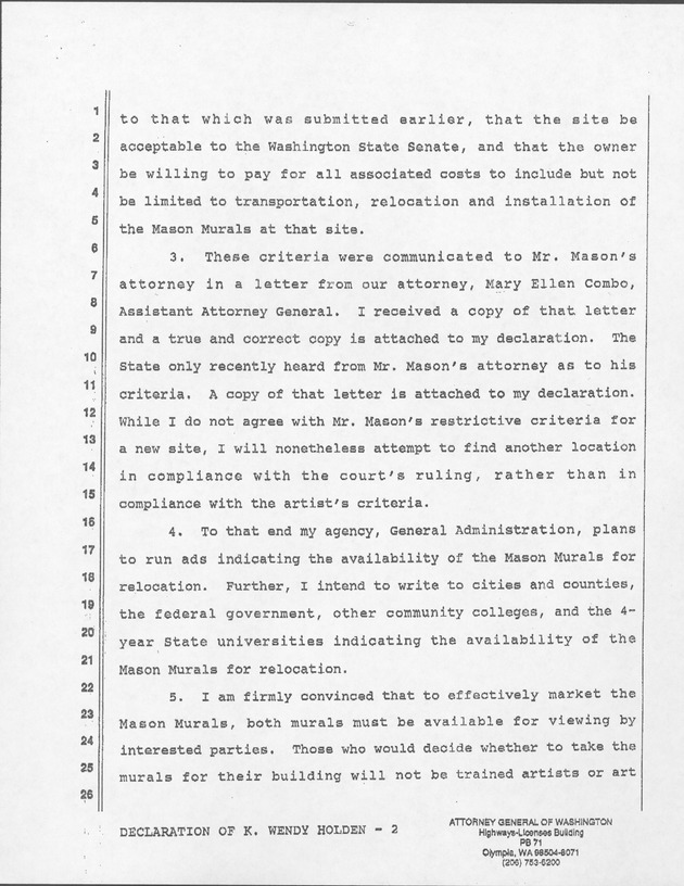 K Wendy Holden-002 - Declaration of K. Wendy Holden