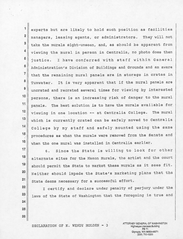 K Wendy Holden-003 - Declaration of K. Wendy Holden
