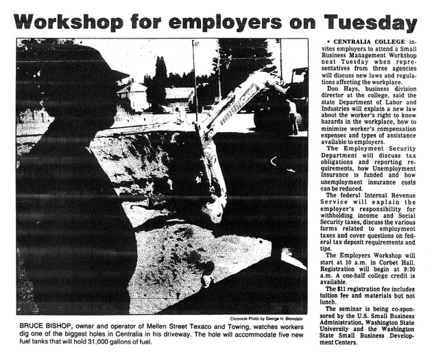 Workshop for employers on Tuesday