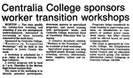 Centralia College sponsors worker transition workshops