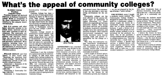 What's the appeal of community colleges?