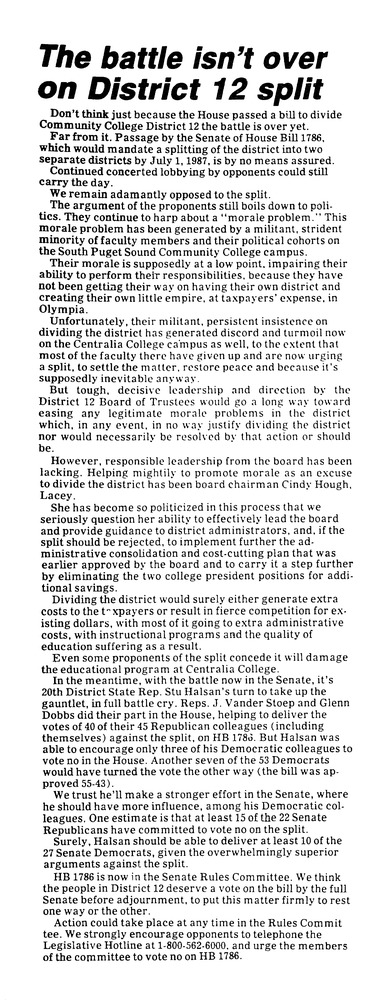 The battle isn't over on District 12 split