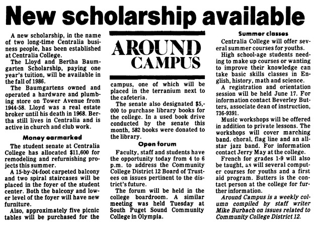 New Scholarship available