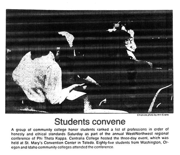Students convene