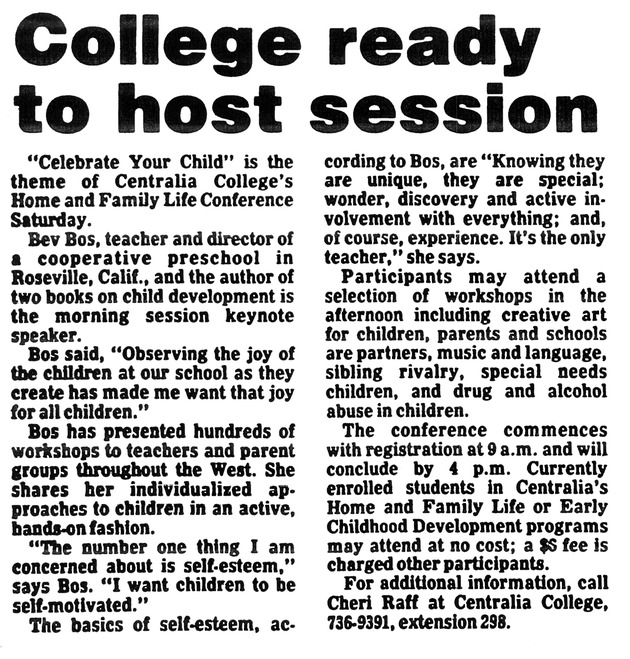 College ready to host session