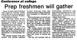 Prep freshmen will gather
