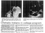 Chehalis Indians in college program