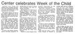 Center celebrates Week of the Child