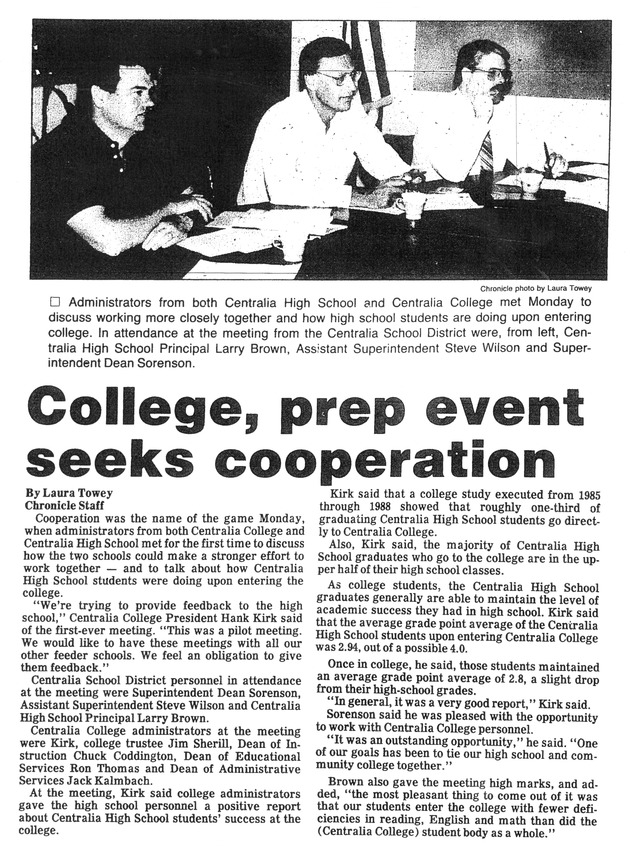 College, prep event seeks cooperation