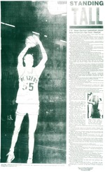 Standing Tall: 7'3" West German basketball player likes America's fast food, lifestyle