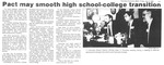 Pact may smooth high school-college transition