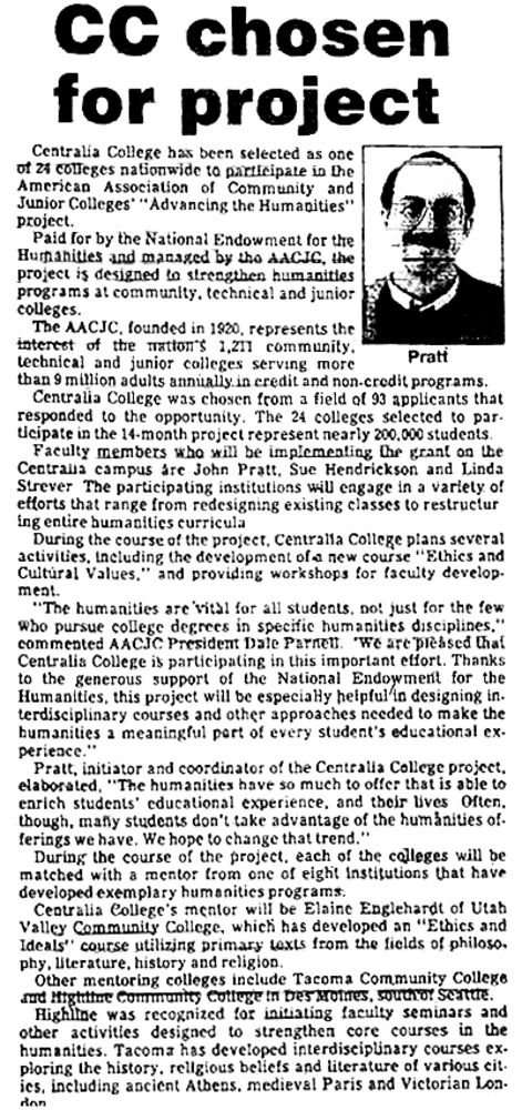 CC chosen for projects